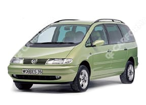 Ворсовые коврики на Volkswagen Sharan I 1995 - 2010