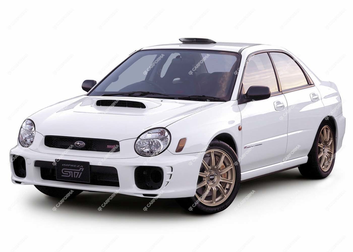Ворсовые коврики на Subaru Impreza II 2000 - 2007