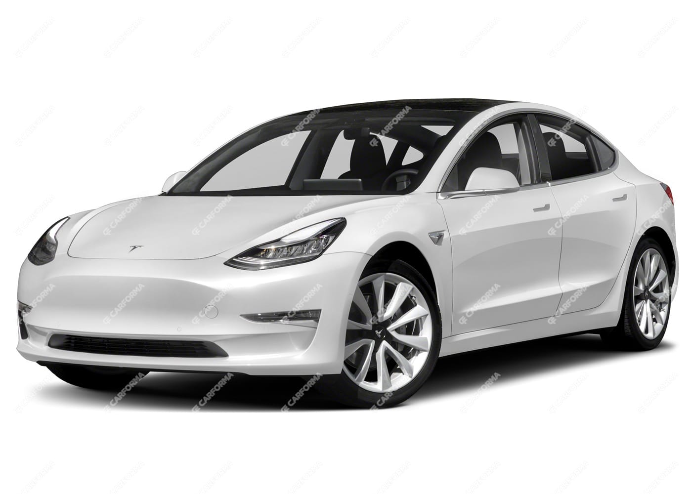 Ворсовые коврики на Tesla Model 3 2017 - 2024