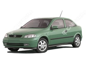 Ворсовые коврики на Opel Astra G 1998 - 2004