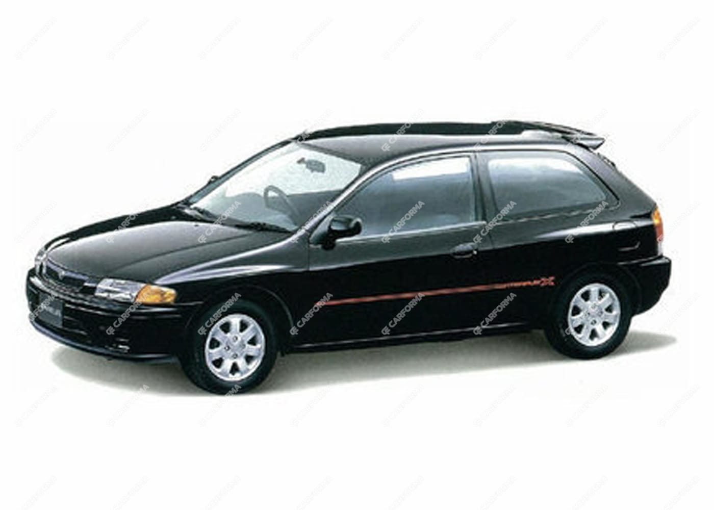Ворсовые коврики на Mazda Familia (BH) 1994 - 1999