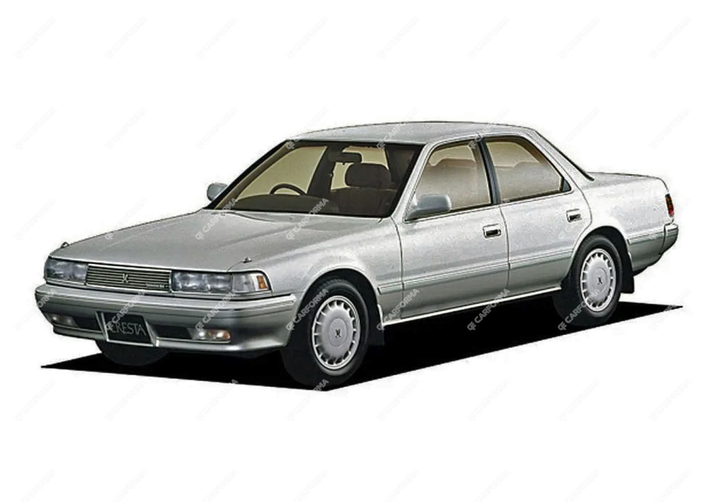 Ворсовые коврики на Toyota Cresta (80) 1988 - 1992