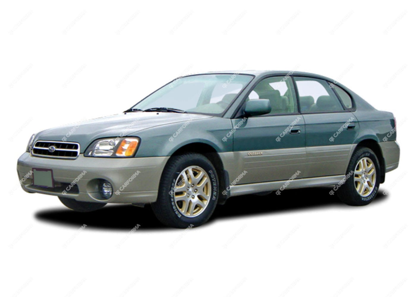 Ворсовые коврики на Subaru Outback II 1998 - 2003