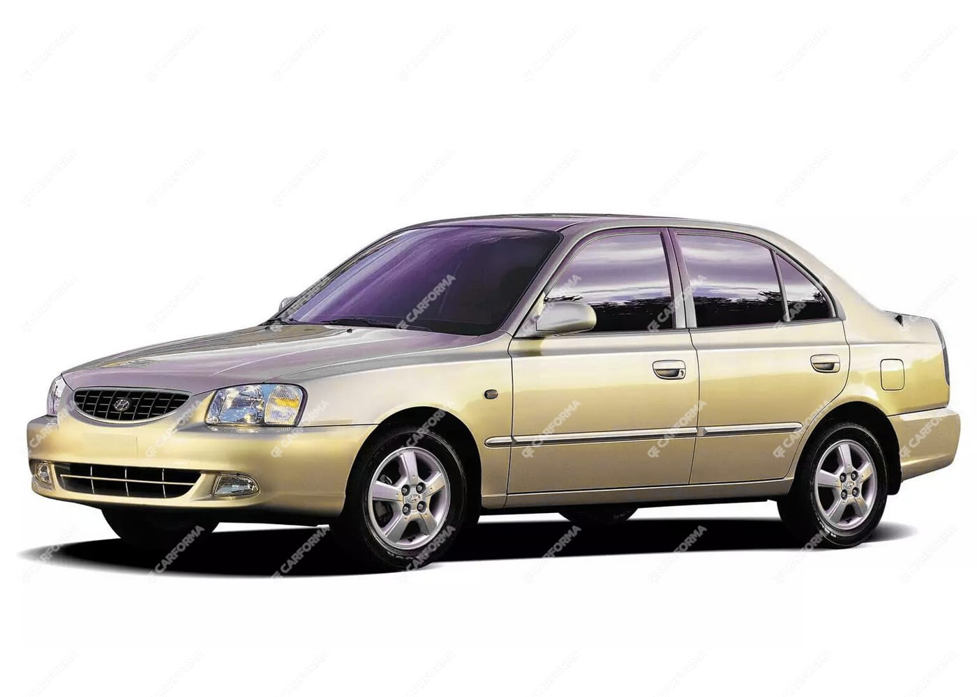 Ворсовые коврики на Hyundai Accent 1999 - 2012