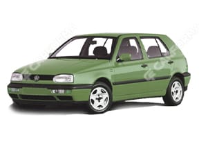 Ворсовые коврики на Volkswagen Golf 3 1991 - 1998