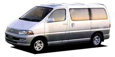 Коврики на Toyota Hiace Regius (xH10) 1997 - 2002 на заказ с доставкой в Одинцово, Московская обл.