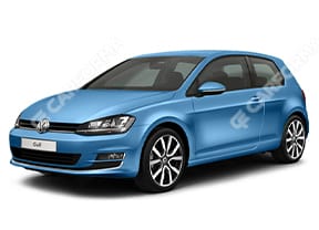 Ворсовые коврики на Volkswagen Golf 7 2013 - 2024
