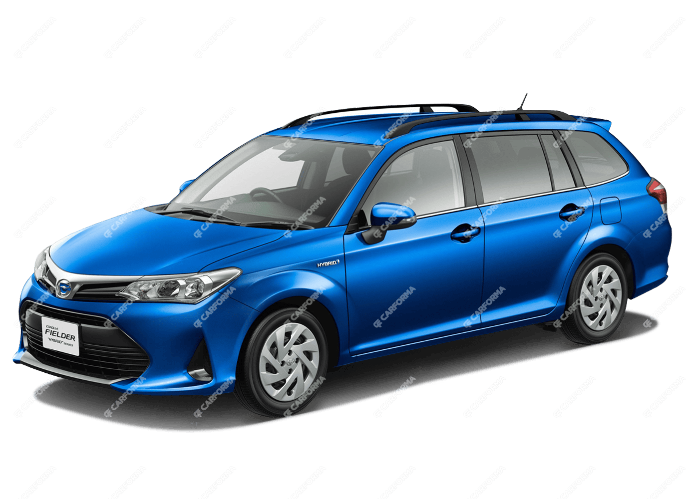 Ворсовые коврики на Toyota Corolla Fielder (E16) 2й рестайлинг 2017 - 2024