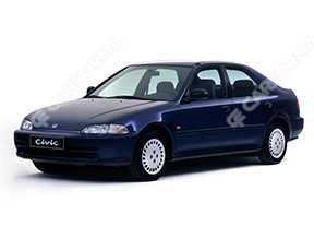 Автоковрики на Honda Civic V 4d 1991 - 1996 | Carforma
