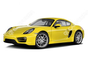 Автоковрики на Porsche Cayman II 2012 - 2020 | Carforma