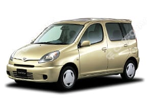 Ворсовые коврики на Toyota Funcargo 1999 - 2006