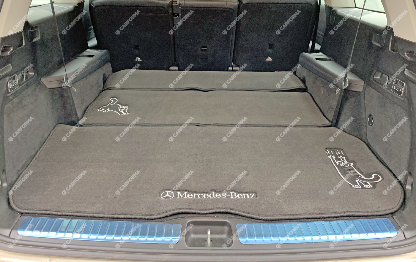 Ворсовые коврики на Mercedes GLS (X167) 2019 - 2024 в Москве