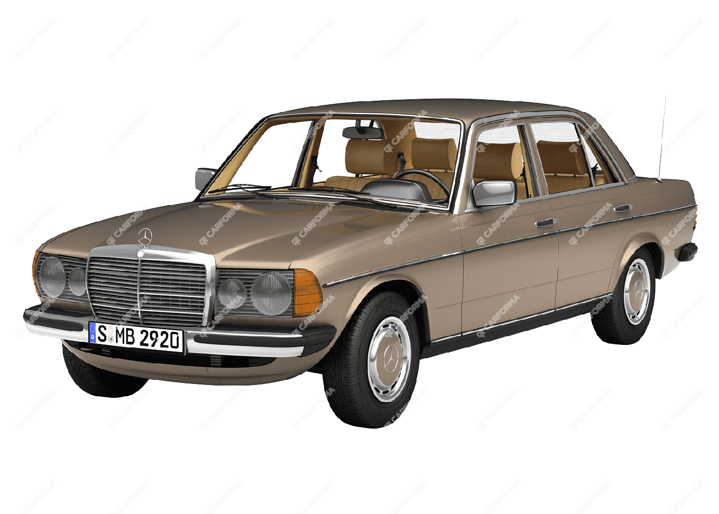 Ворсовые коврики на Mercedes E (W123) 1975 - 1986