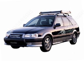 Ворсовые коврики на Toyota Sprinter Carib (E11) 1995 - 2002