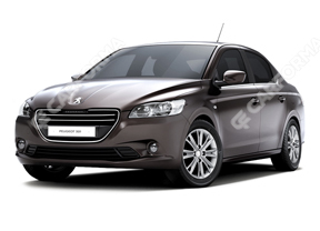 Автоковрики на Peugeot 301 2013 - 2020 | Carforma
