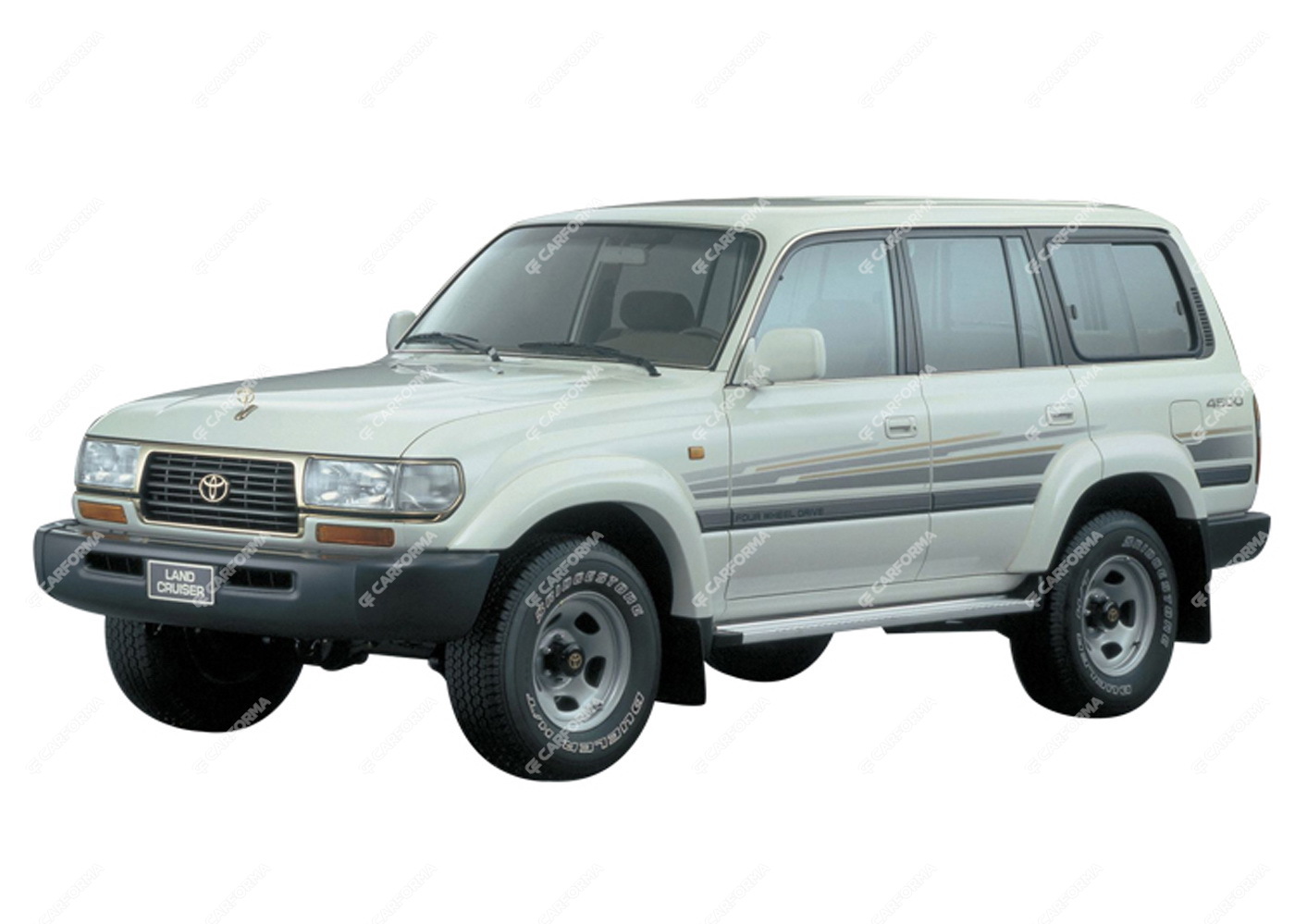 Ворсовые коврики на Toyota Land Cruiser 80 1990 - 1997
