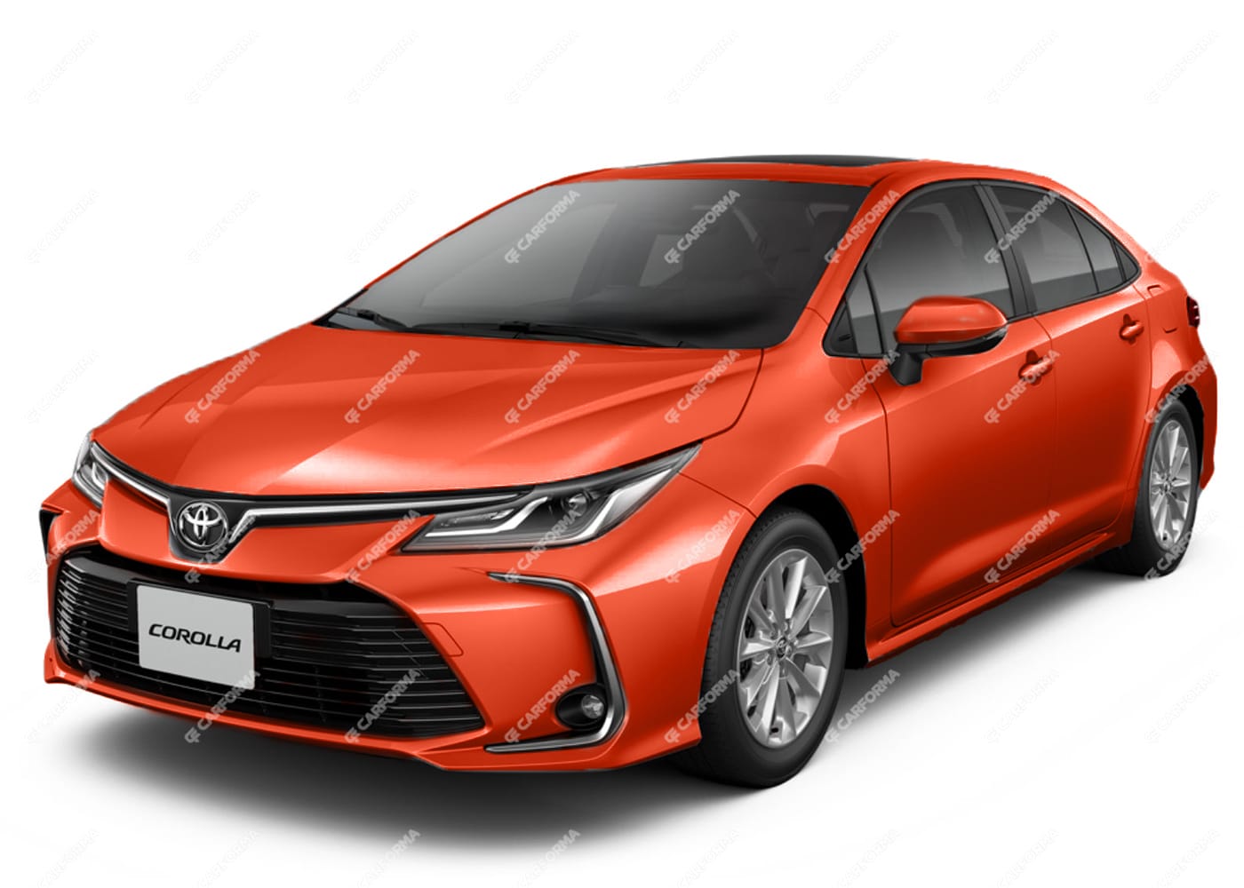 Ворсовые коврики на Toyota Corolla (E21) 2018 - 2024