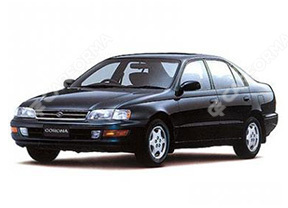 Ворсовые коврики на Toyota Corona (T19) 1992 - 1996