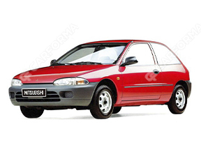 Автоковрики на Mitsubishi Colt IV 1992 - 1996 | Carforma