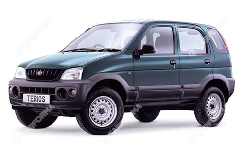 Ворсовые коврики на Daihatsu Terios I 1997 - 2006