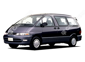 Ворсовые коврики на Toyota Estima Emina (Lucida) 1990 - 2000
