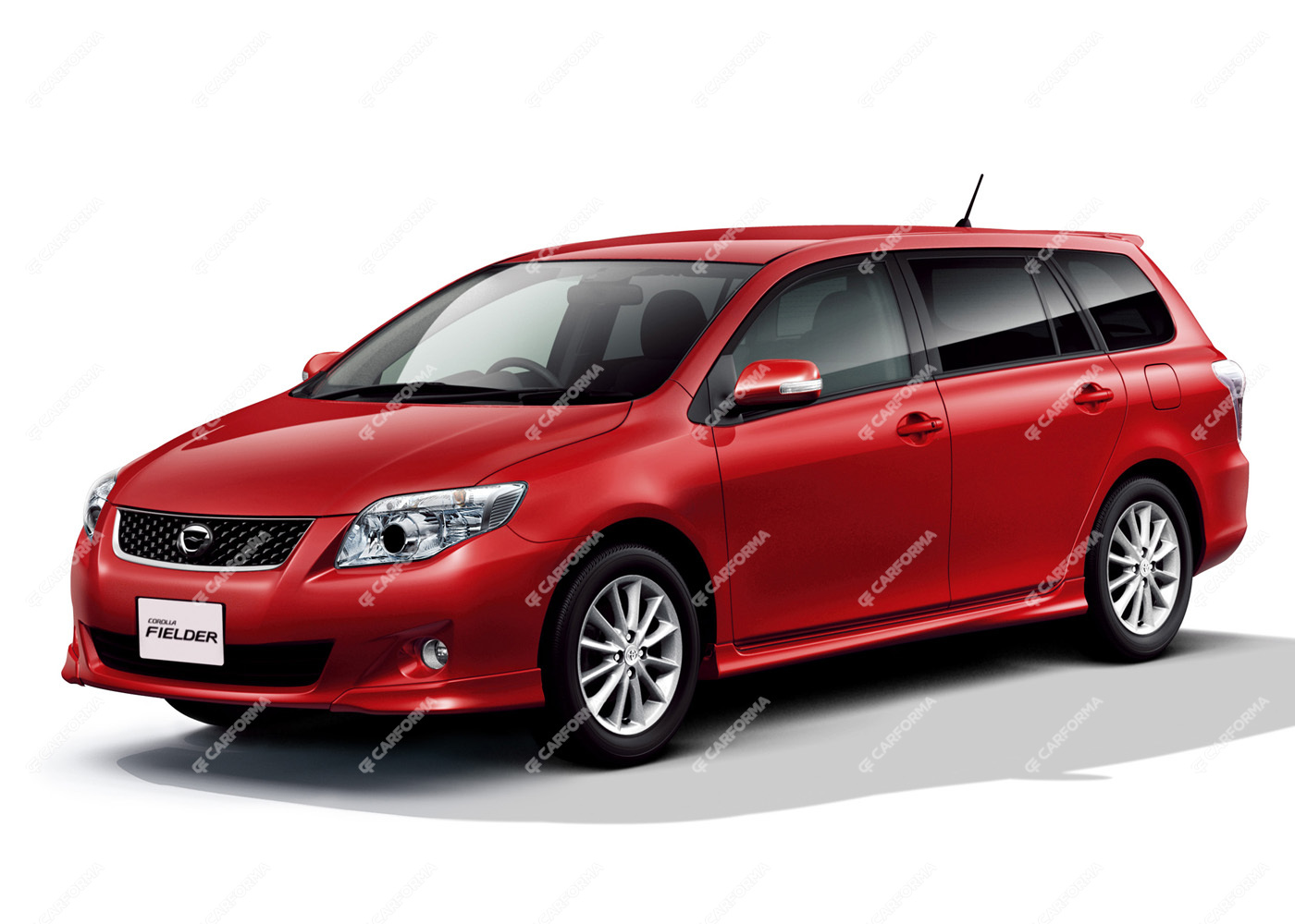 Ворсовые коврики на Toyota Corolla Fielder (E14) 2006 - 2012