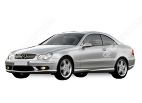 Коврики на Mercedes CLK (C209) 2002 - 2009
