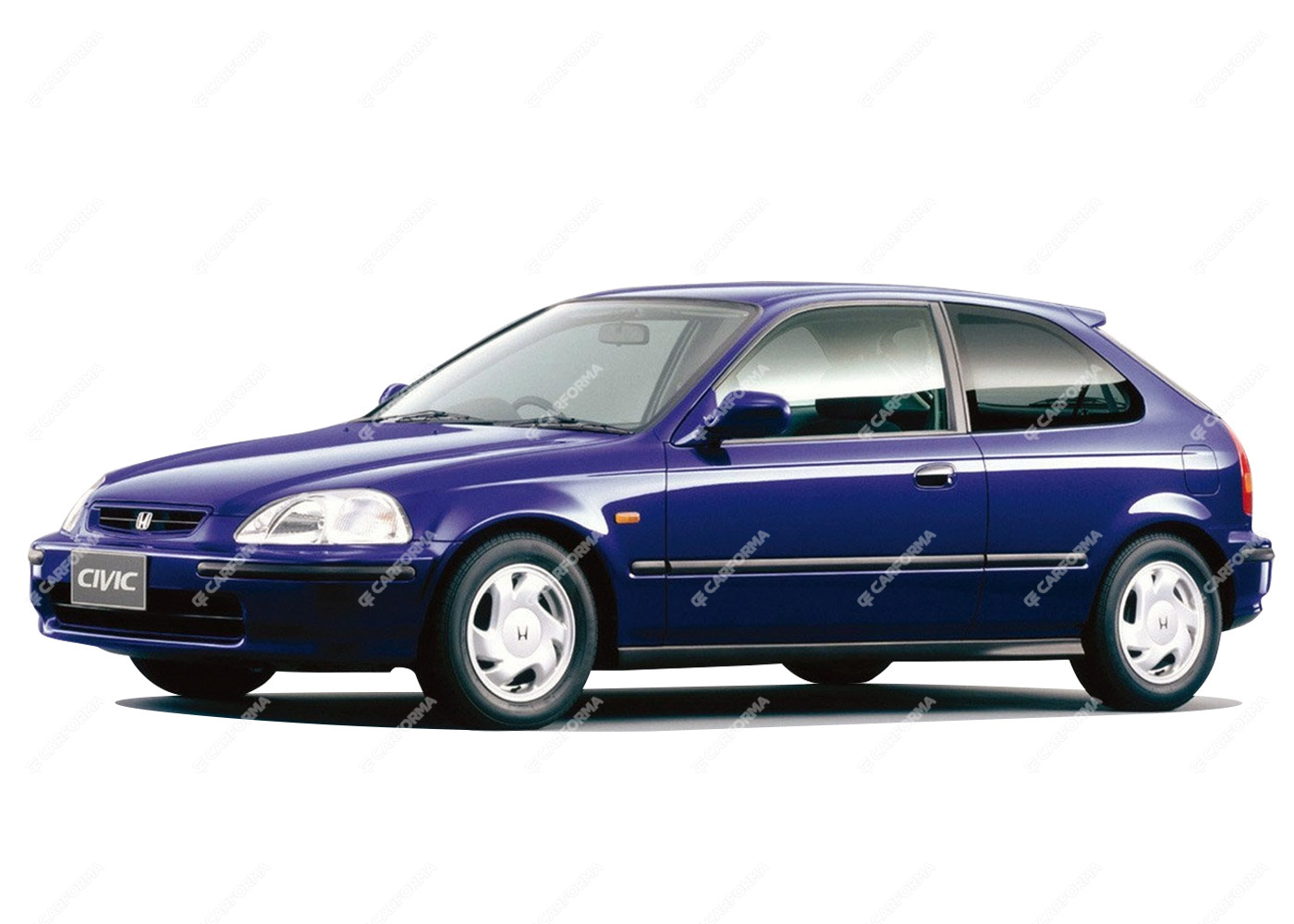 Ворсовые коврики на Honda Civic VI 3d 1995 - 2001