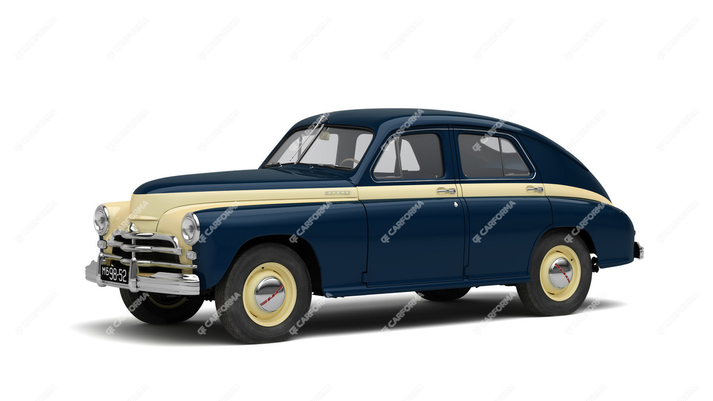 Ворсовые коврики на ГАЗ Победа 1946 - 1958