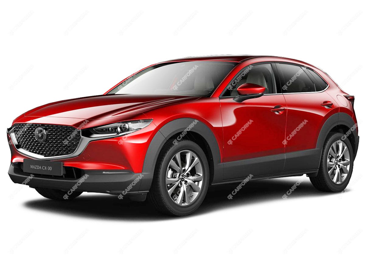 Ворсовые коврики на Mazda CX30 2019 - 2024