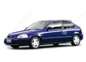 Автоковрики на Honda Civic VI 3d 1995 - 2001 | Carforma