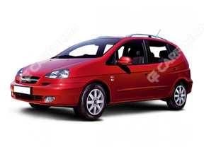 Автоковрики на Chevrolet Rezzo 2004 - 2008 | Carforma