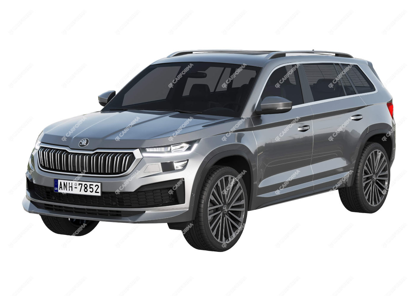 Ворсовые коврики на Skoda Kodiaq I 2016 - 2024