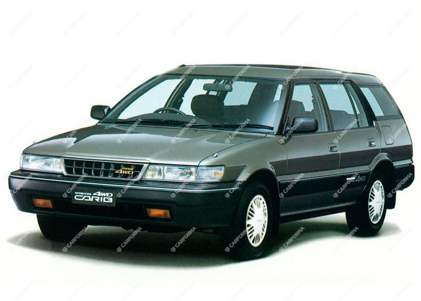 Ворсовые коврики на Toyota Sprinter Carib (E9) 1988 - 1995