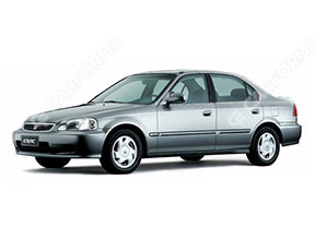 Автоковрики на Honda Civic VI 4d 1995 - 2002 | Carforma