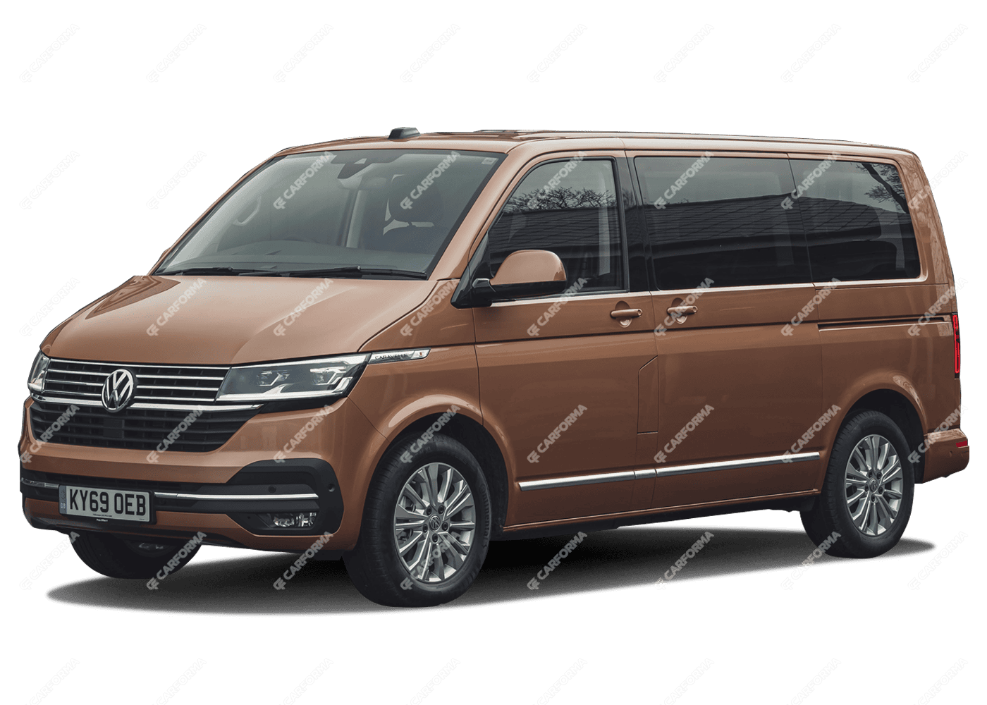 Ворсовые коврики на Volkswagen Caravelle (T6.1) 2019 - 2022