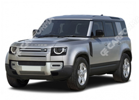 Ворсовые коврики на Land Rover Defender II 110 2019 - 2023