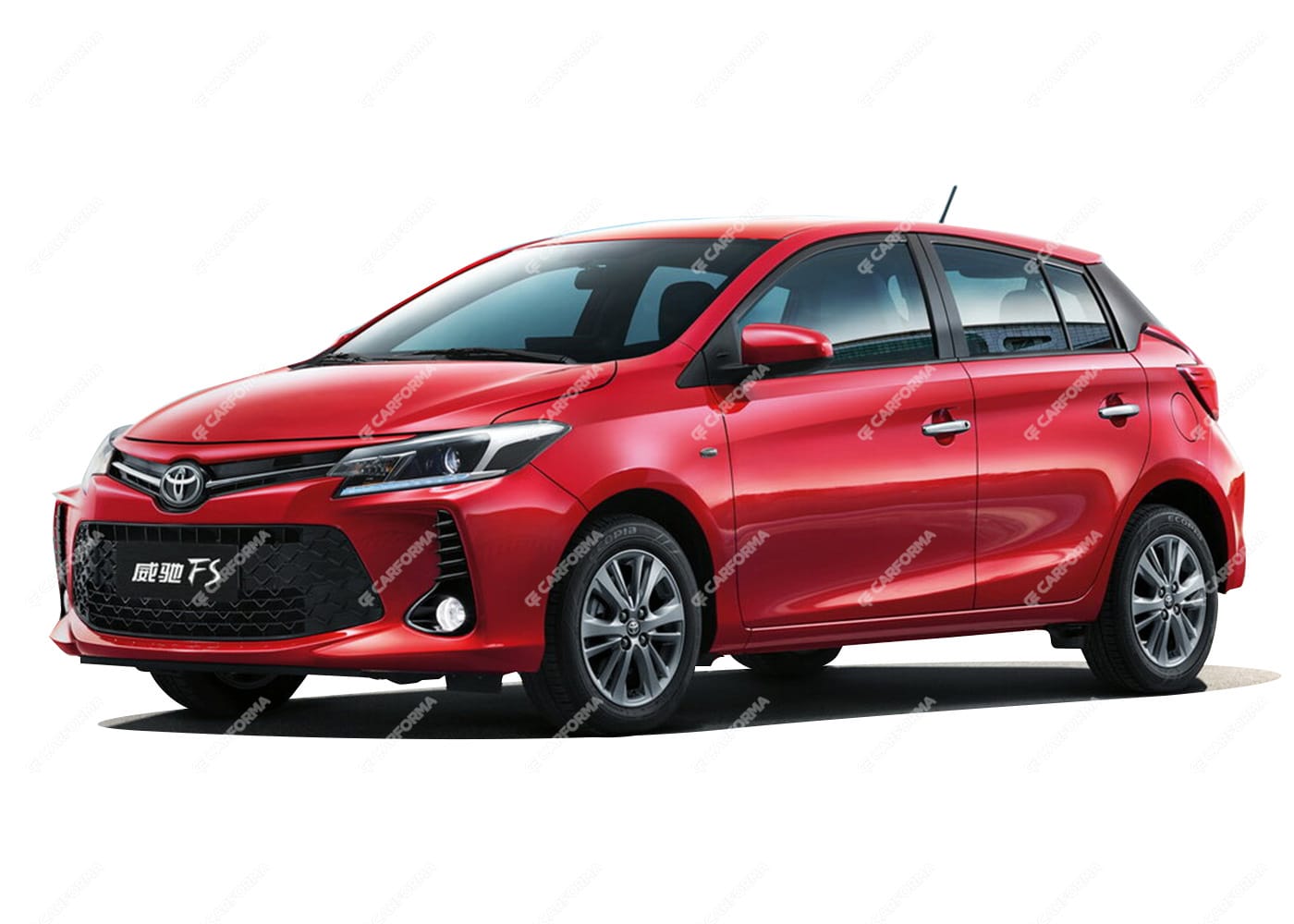 Ворсовые коврики на Toyota Vios 2013 - 2024