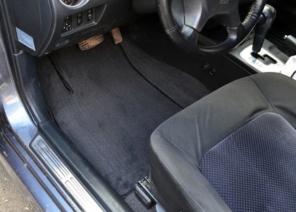Ворсовые коврики на Mitsubishi Outlander 2001 - 2009 в Москве