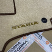 Ворсовые коврики на Hyundai Staria 2021 - 2025 в Москве