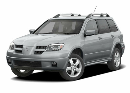 Ворсовые коврики на Mitsubishi Outlander 2001 - 2009 в Москве
