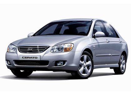 Ворсовые коврики на KIA Cerato I 2004 - 2008 в Москве