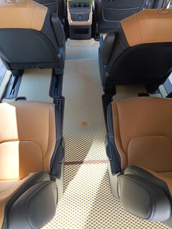 Ворсовые коврики на KIA Carnival IV корейская сборка 2020 - 2025 в Москве