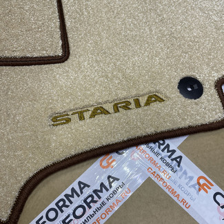 Коврики на Hyundai Staria 9 мест 2021 - 2025 в Москве