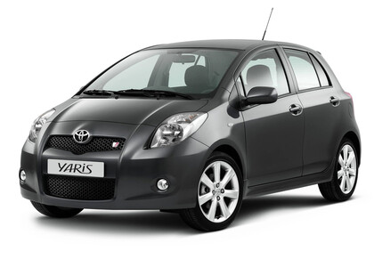 Ворсовые коврики на Toyota Yaris II 2005 - 2011 в Москве