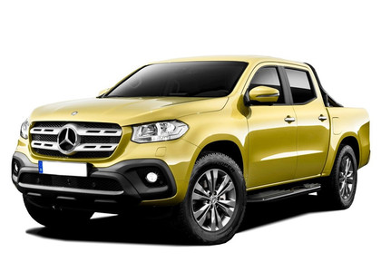 Ворсовые коврики на Mercedes X-Class 2017 - 2020 в Москве