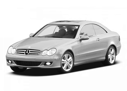 Коврики на Mercedes CLK (C209) 2002 - 2009 в Москве
