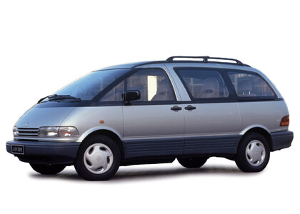 Ворсовые коврики на Toyota Previa (XR10, XR20) 1990 - 2000 в Москве