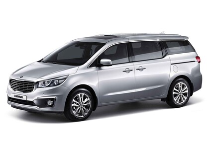 Ворсовые коврики на KIA Carnival III 7 мест 2014 - 2021 в Москве