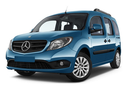 Ворсовые коврики на Mercedes Citan (W415) 2012 - 2020 в Москве